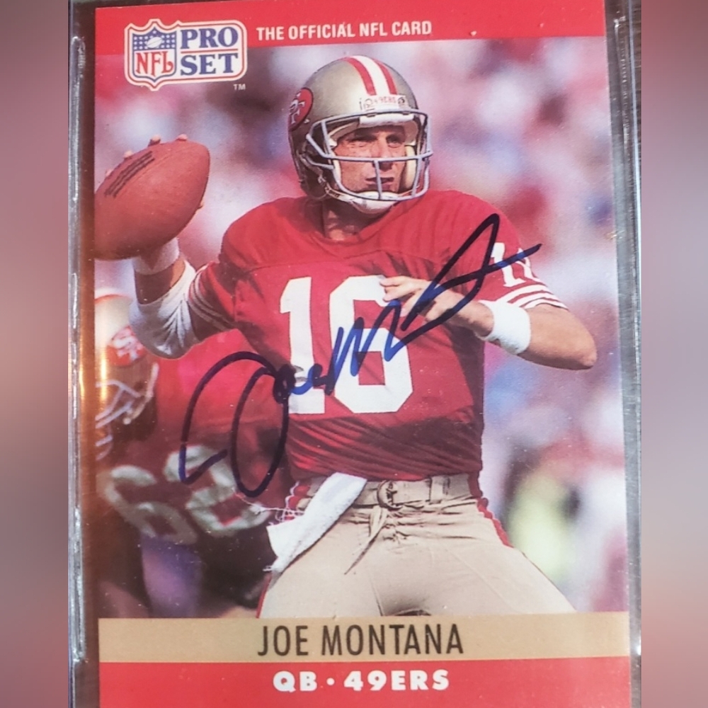 Joe Montana NFL Pro Set Card